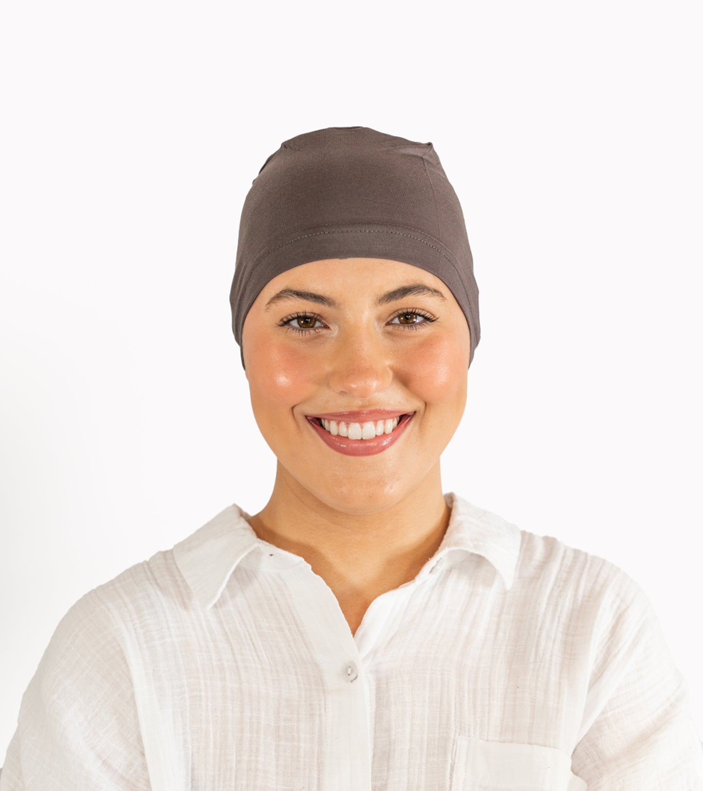 Dark Grey Lightweight Bamboo Hat
