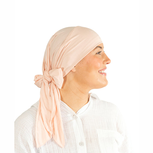 Blush Tie Bamboo Hat
