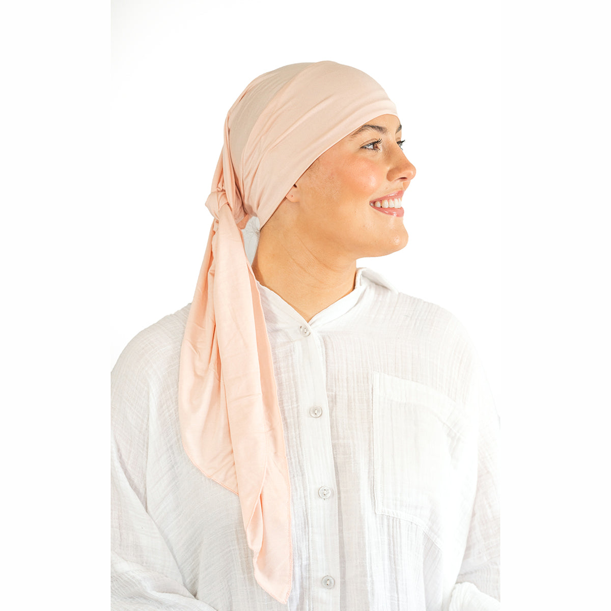 Blush Tie Bamboo Hat
