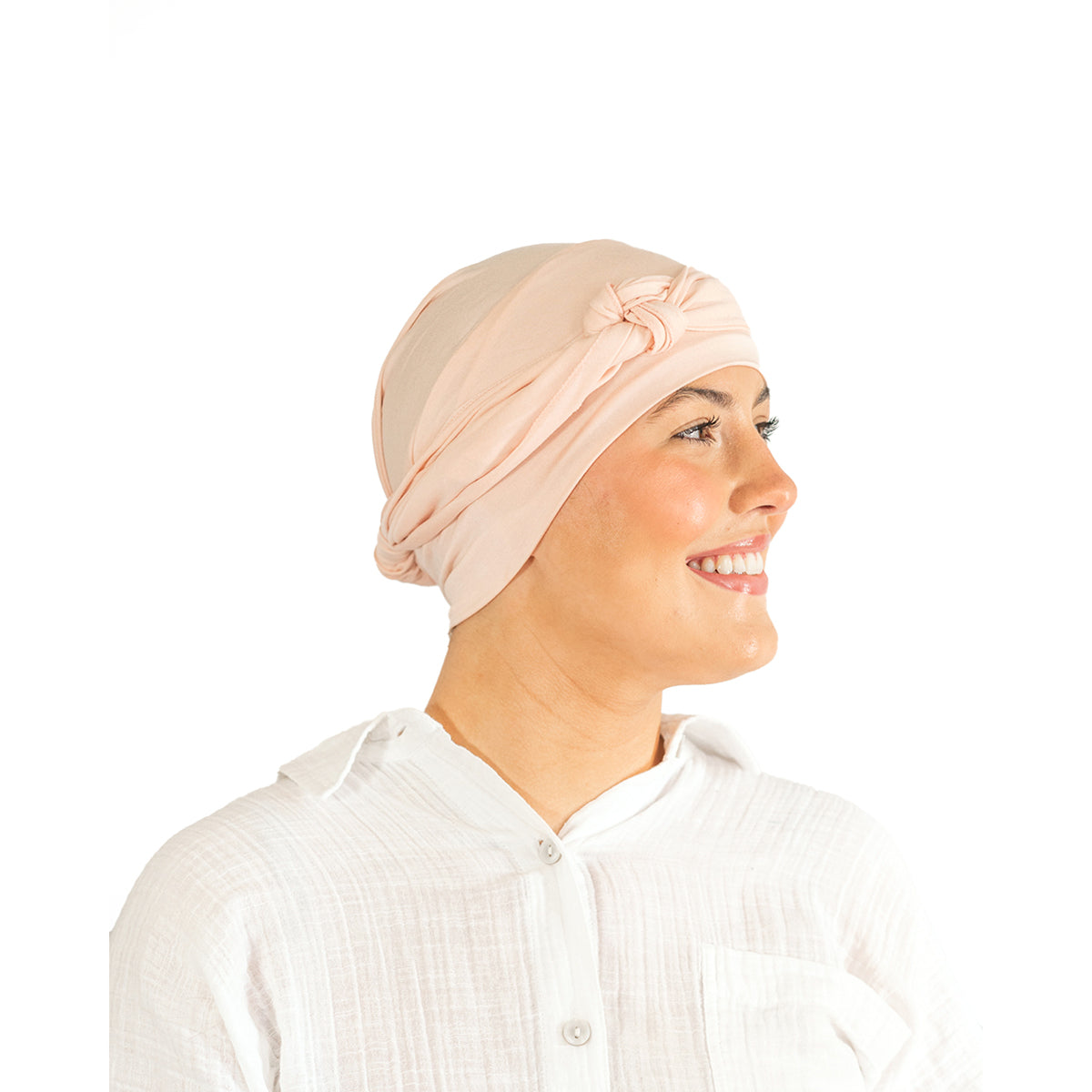 Blush Tie Bamboo Hat