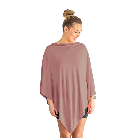 Dusty Pink Poncho
