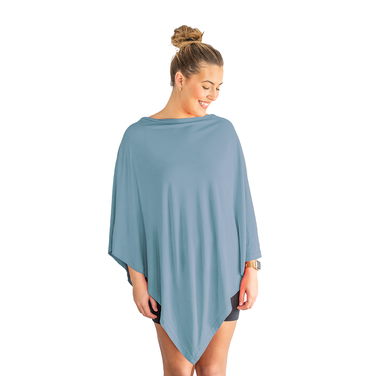 Cornflower Blue Poncho