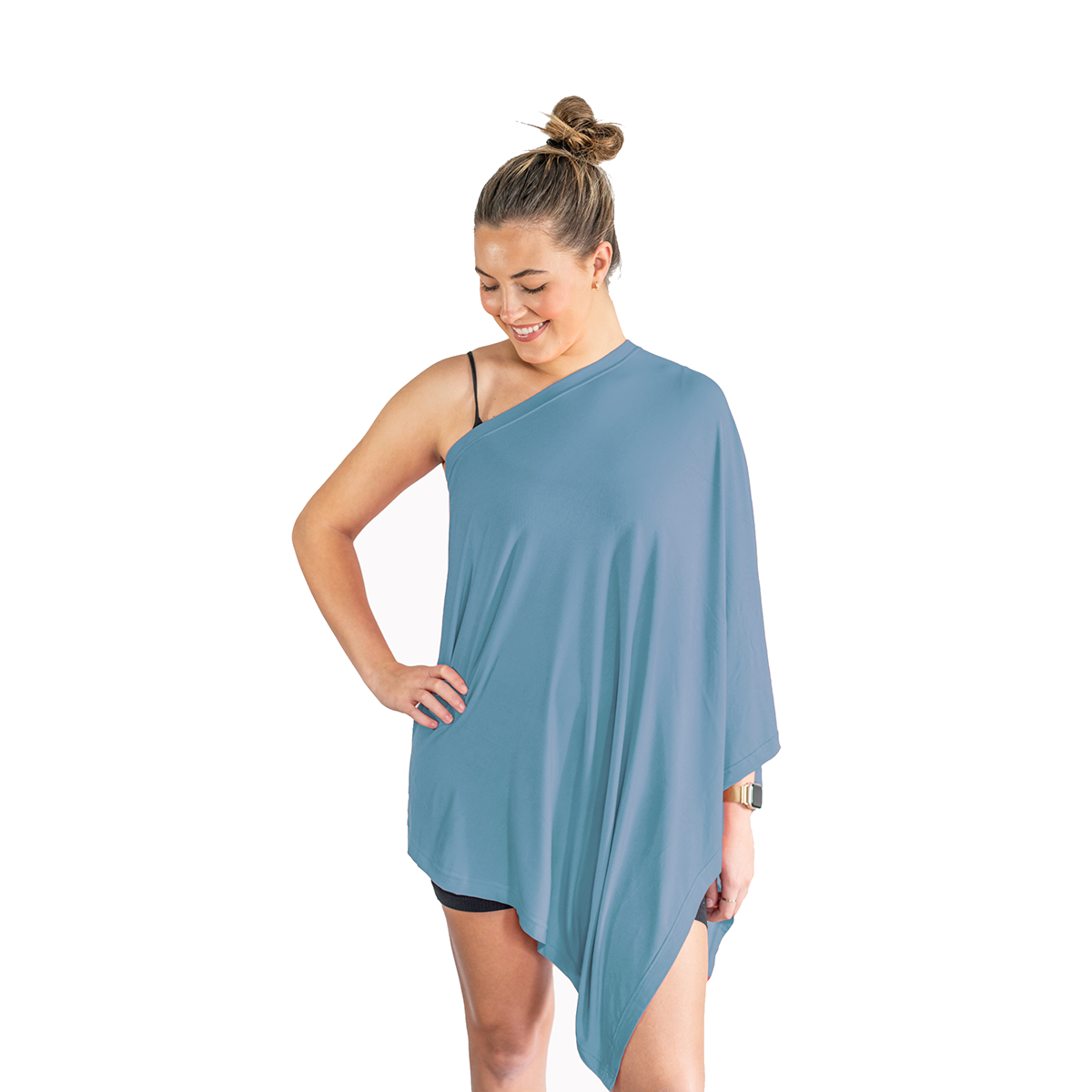 Cornflower Blue Poncho