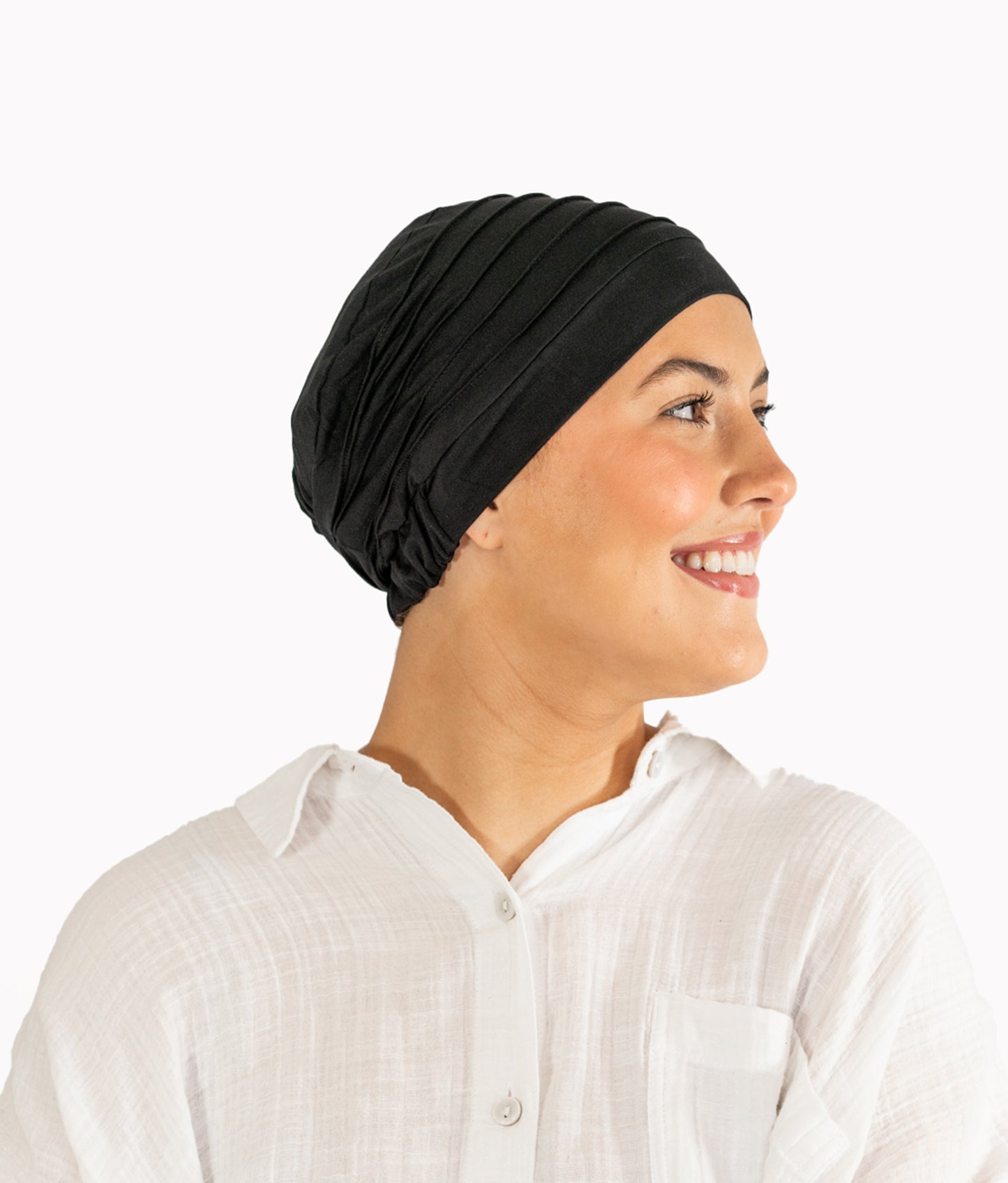 Black Lightweight Bamboo Hat