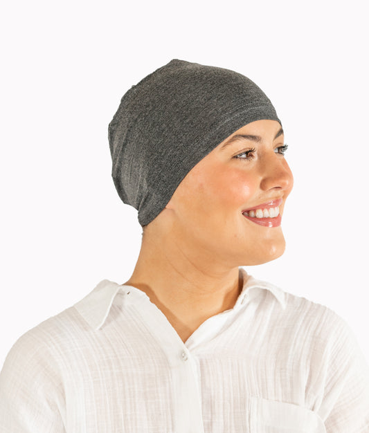 Charcoal Grey Lightweight Bamboo Hat