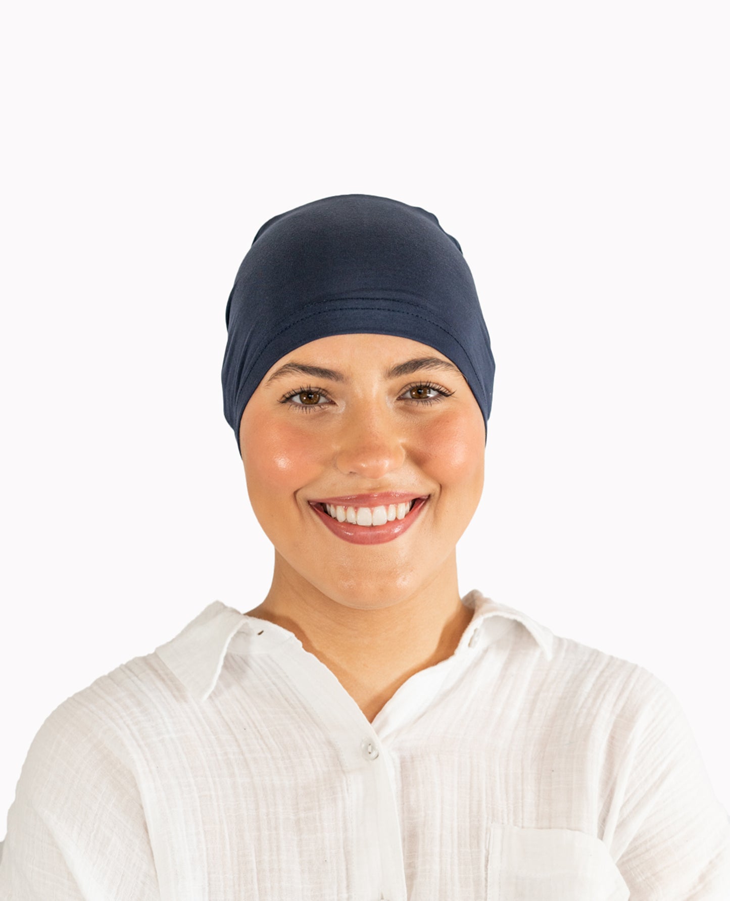 Navy Lightweight Bamboo Hat