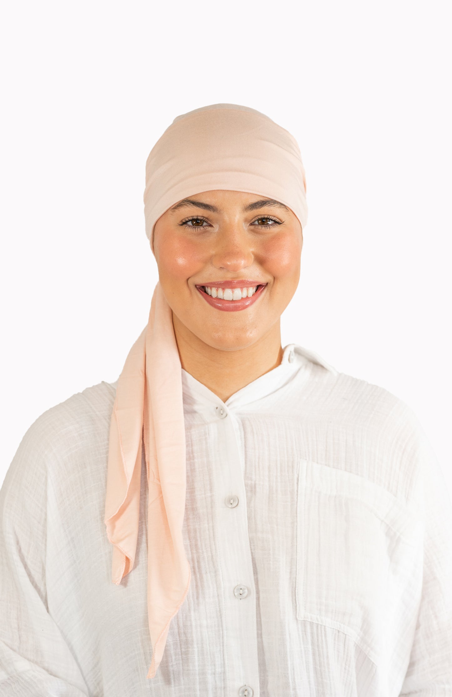 Blush Tie Bamboo Hat