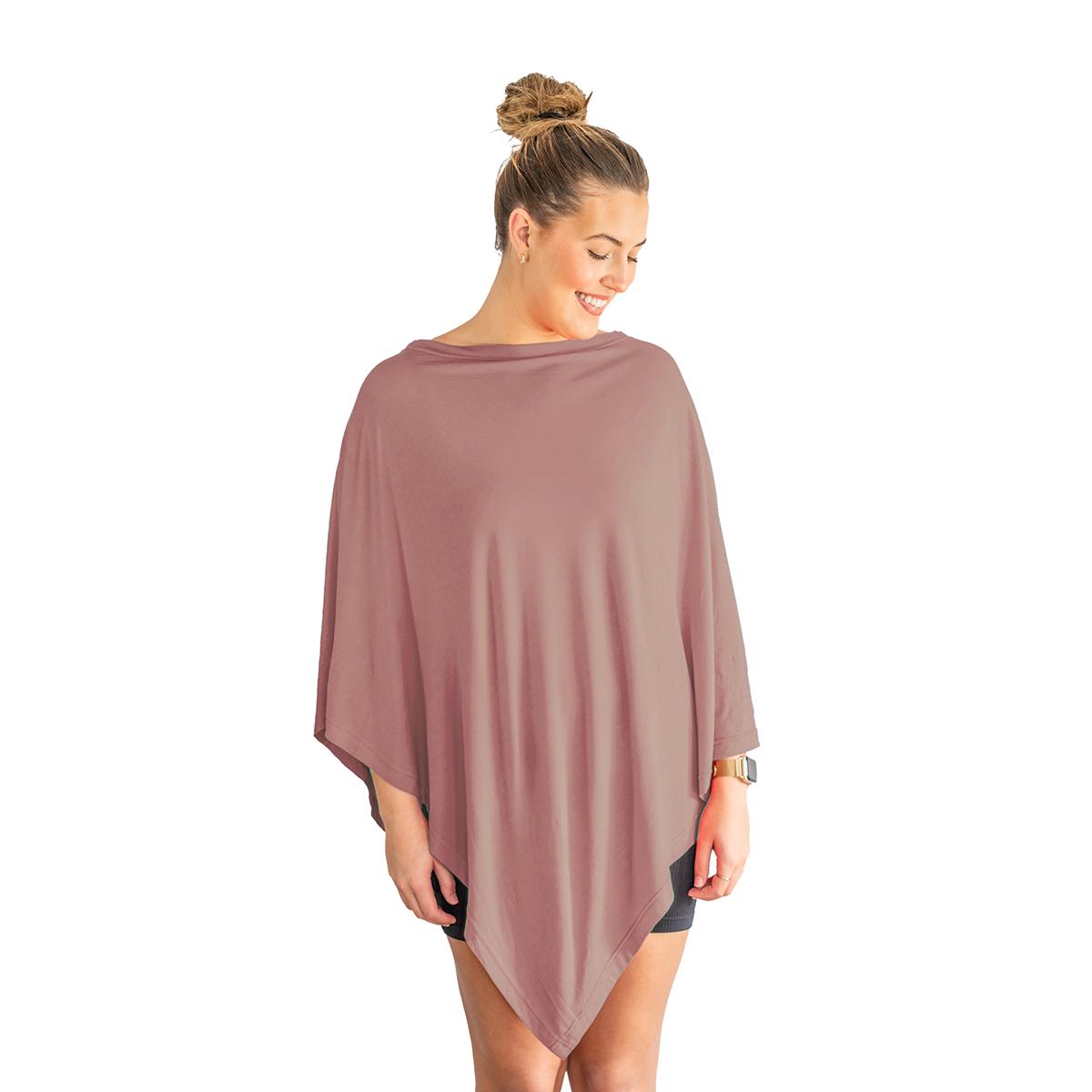 Dusty Pink Poncho