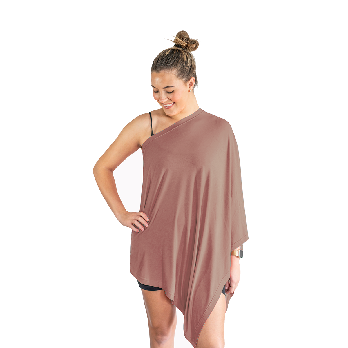 Dusty Pink Poncho